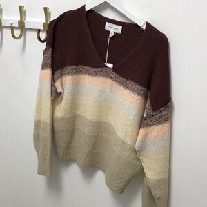 Dear John Lexi Multicolor V-Neck Sweater